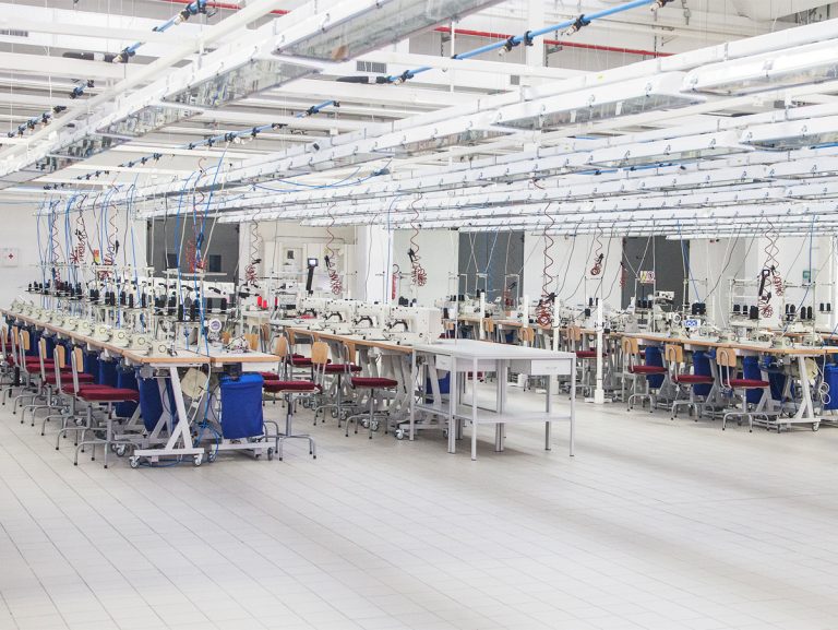 Production sites of clothing manufacturer Fashion Roof Services in Portugal and Italy