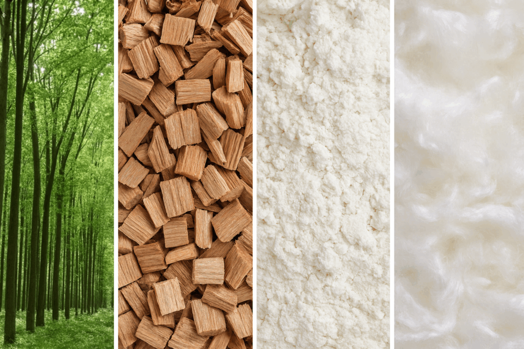 Nachhaltige Textilproduktion mit Tencel, Sea Cell und organischen Stoffen